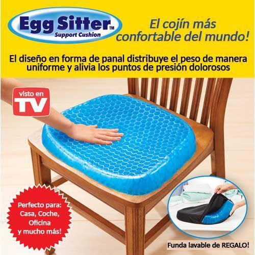 Cojín de Gel Ortopédico para Silla 🪑 Alivia Dolor de Coxis y Espalda