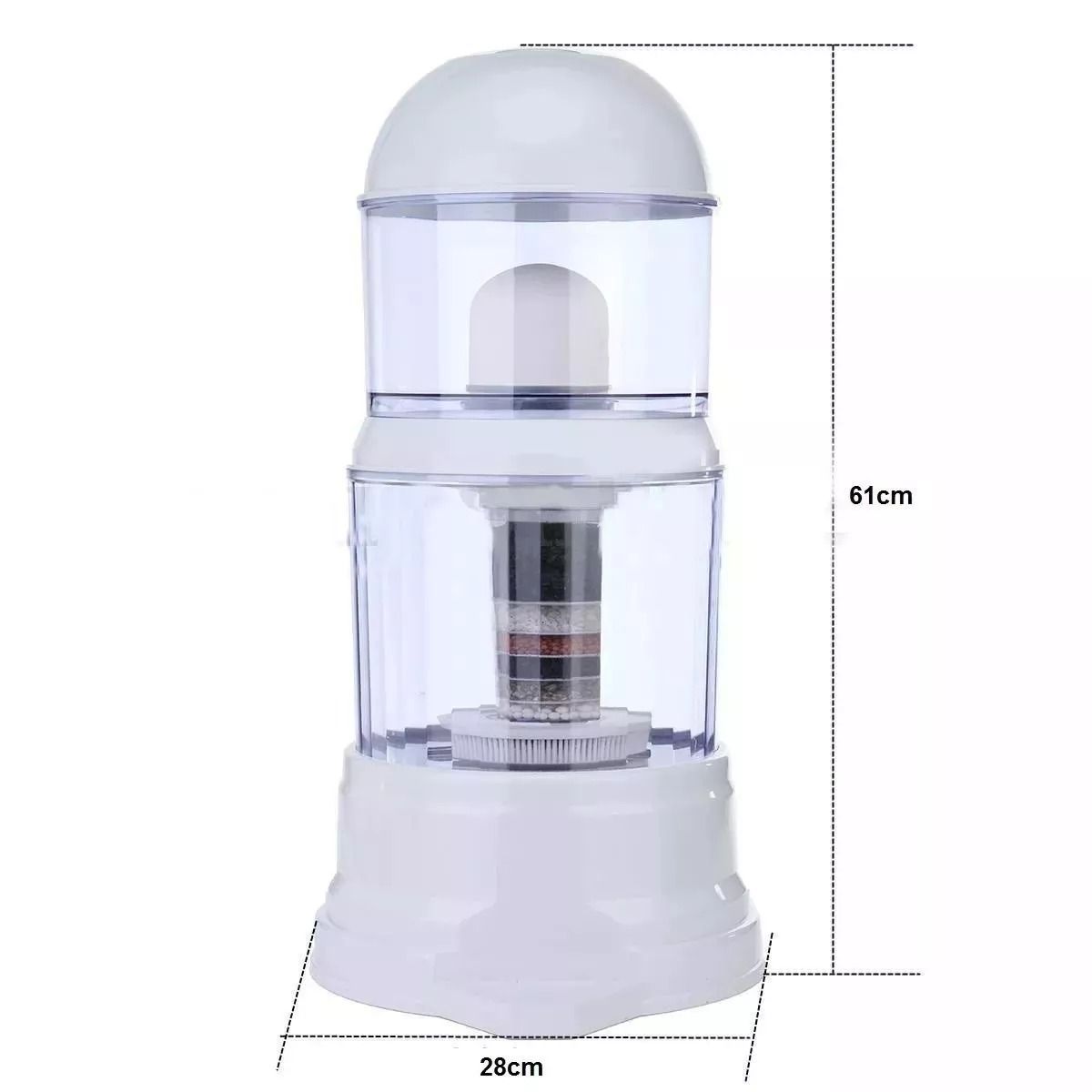 Purificador de Agua Mineralizador 14L 💧 Incluye 3 Filtros